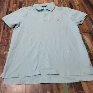 Southern Marsh Powder Blue Polo Size Large